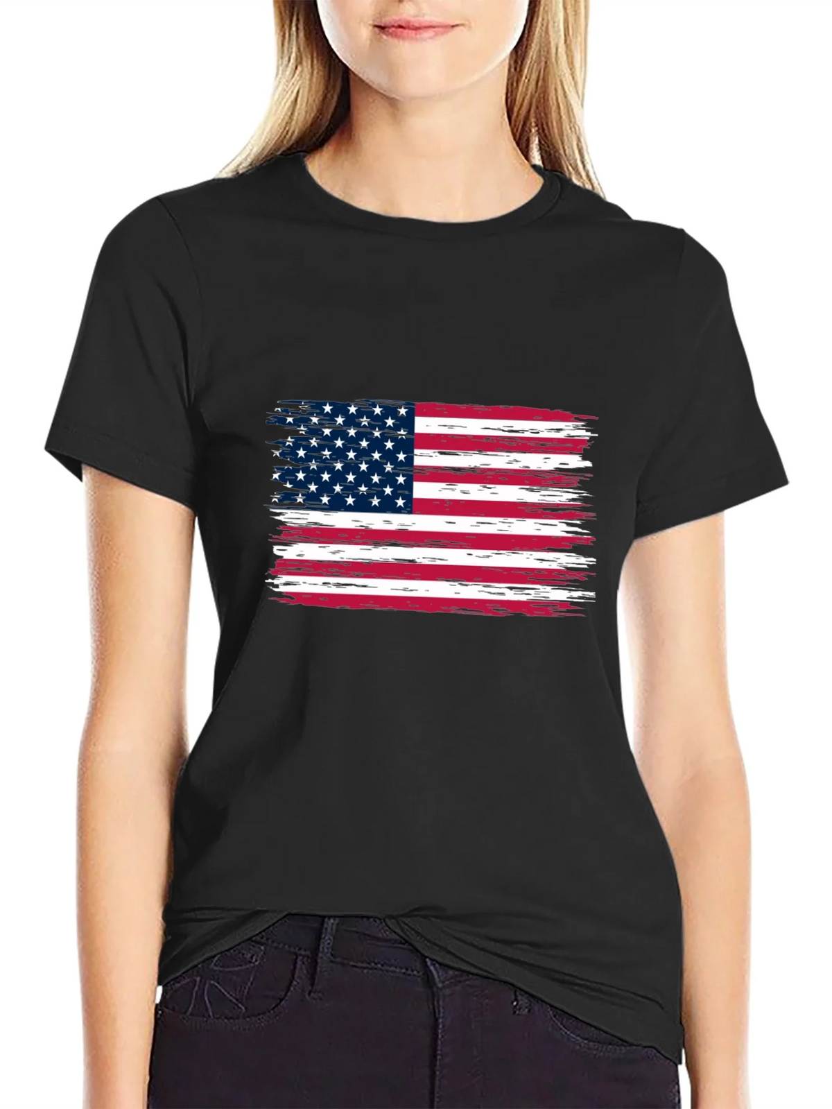 American Flag Graphic Print Tee product image 2
