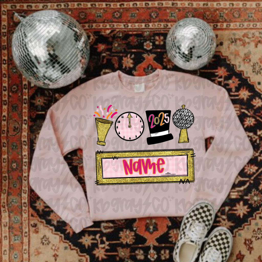 Custom Name New Year- KIDS