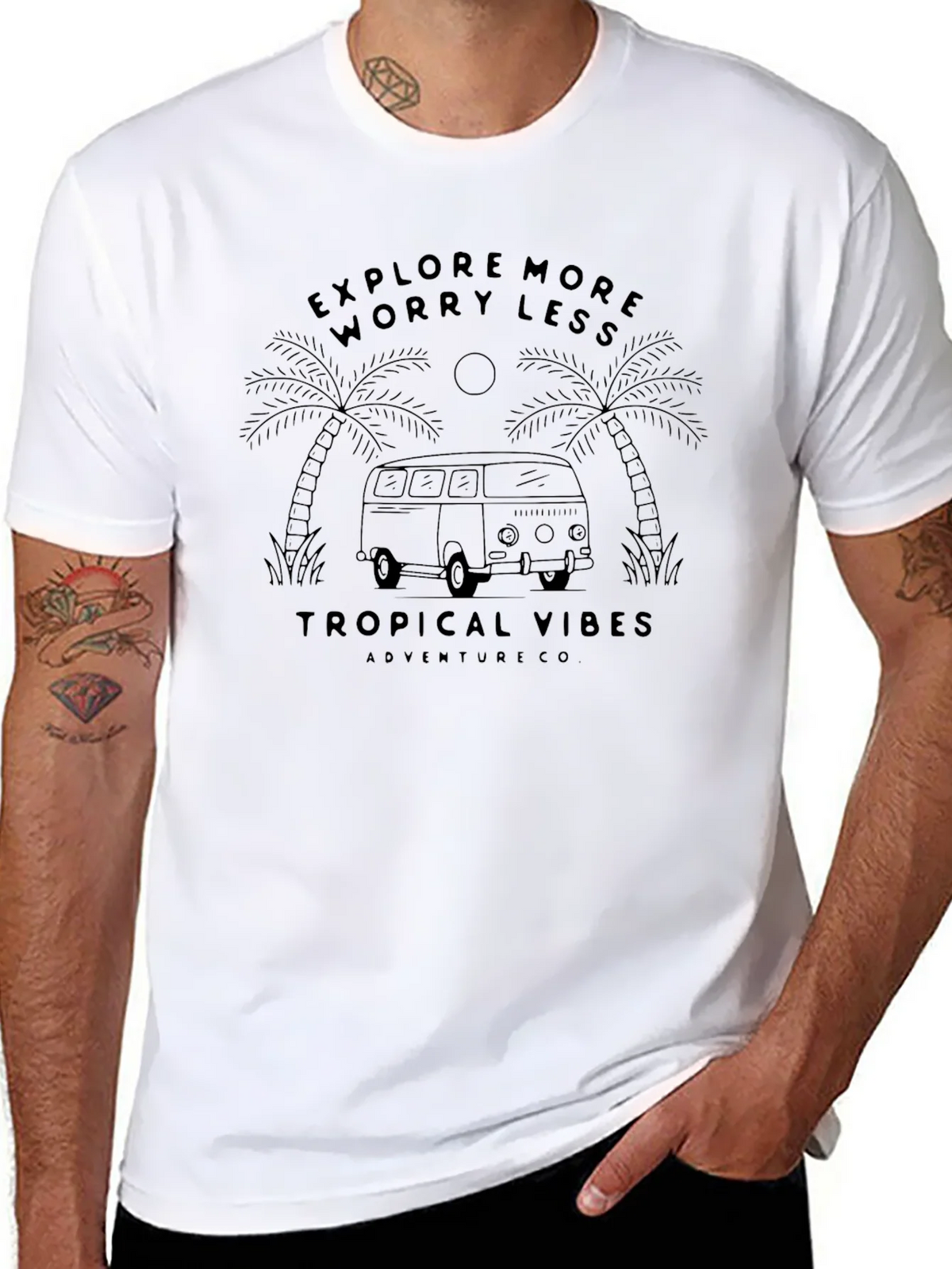 Tropical Vibes Adventure T-Shirt product image 7
