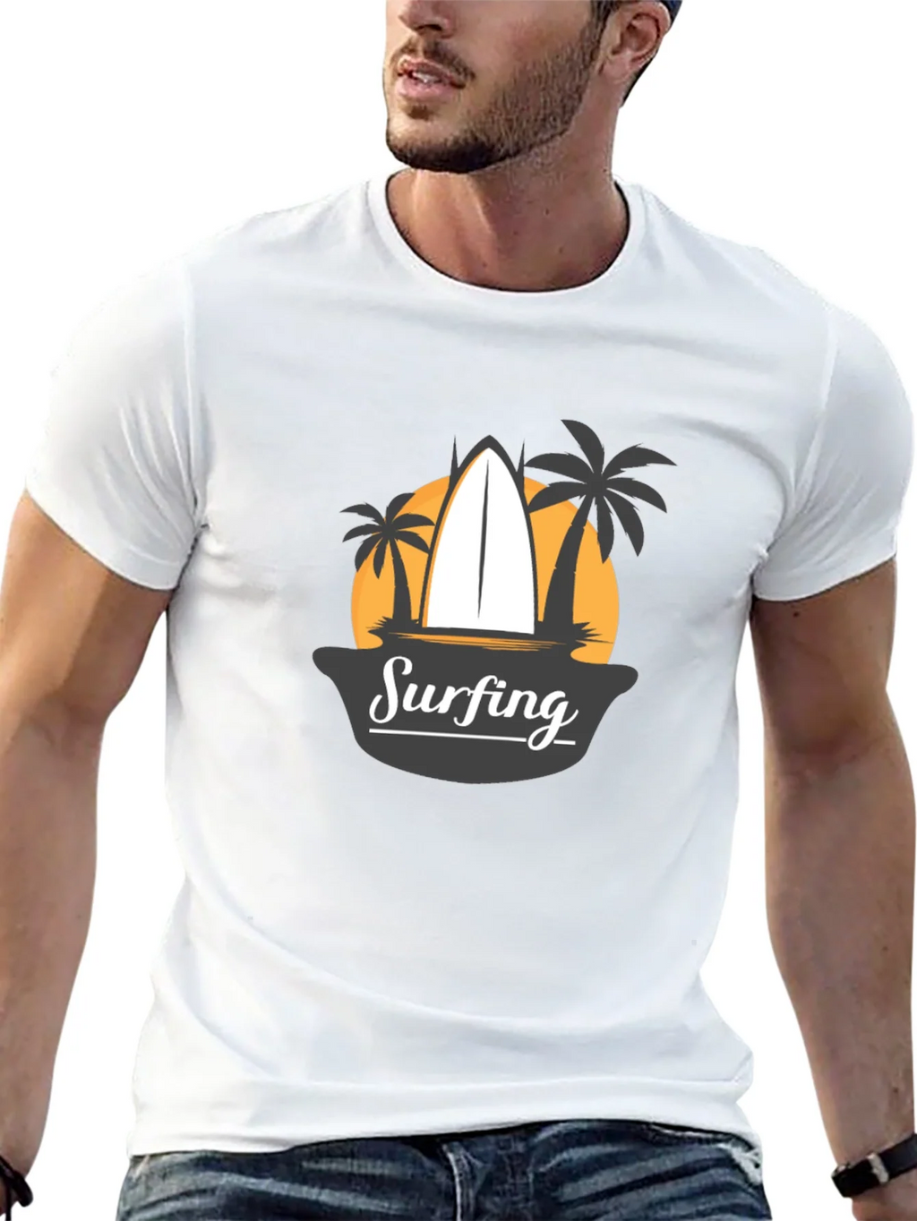 Surfing Graphic Tee - Beach Vibes T-Shirt product image 6