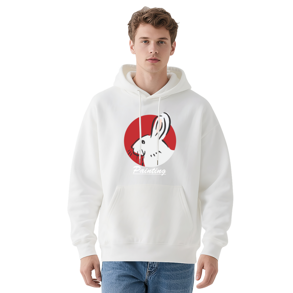 Rabbit Bunny Hoodie - Trendy Streetwear Graphic Sweatshirt product image 10