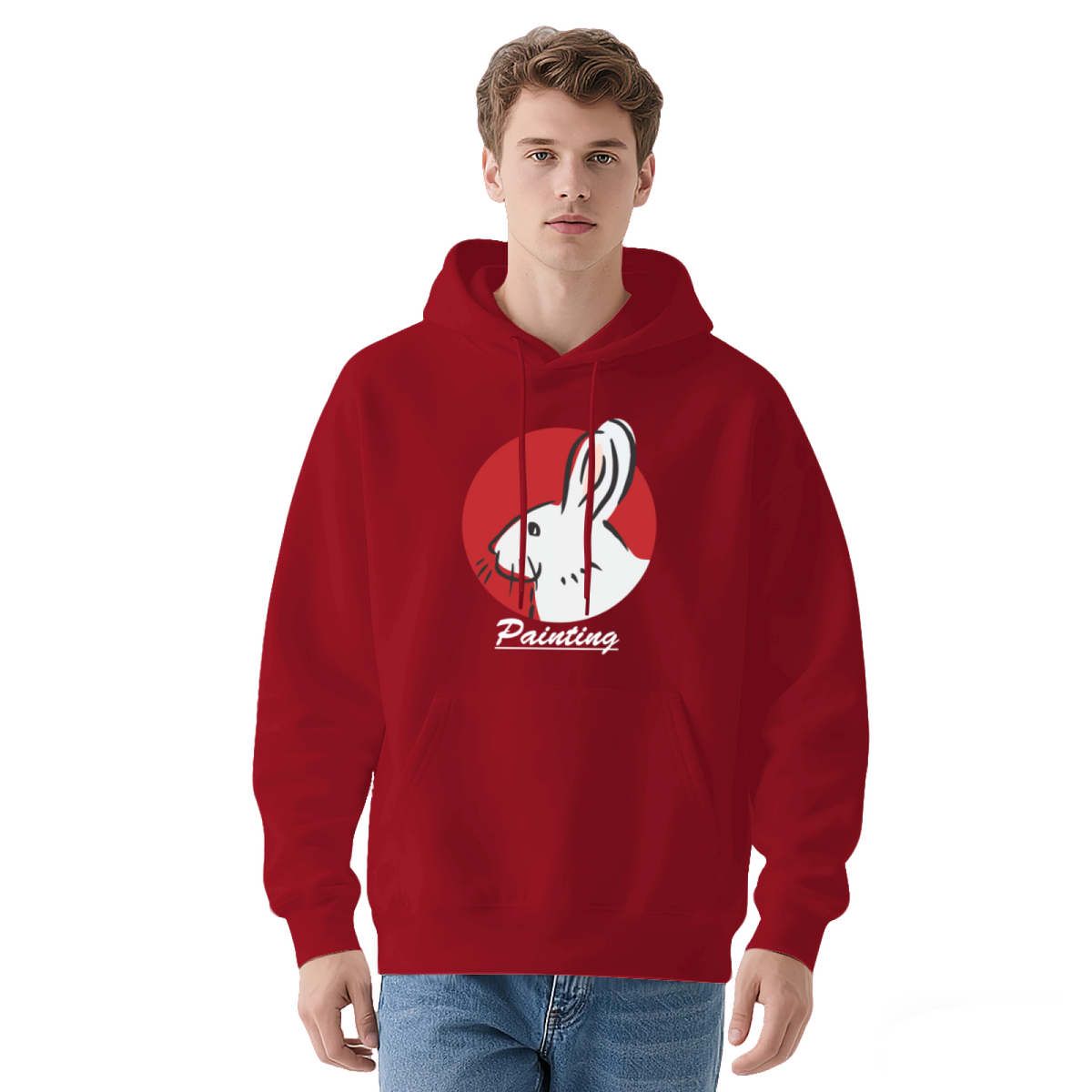 Rabbit Bunny Hoodie - Trendy Streetwear Graphic Sweatshirt product image 1