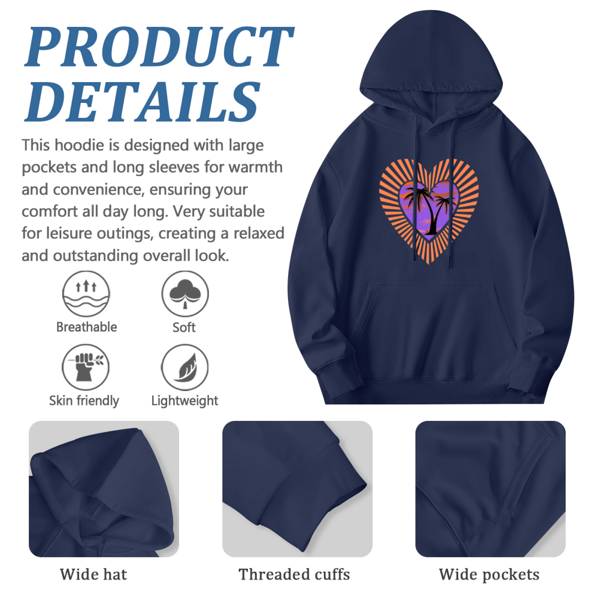 Motivational Hoodie - Stand Out Design Pullover #0662 product image 6