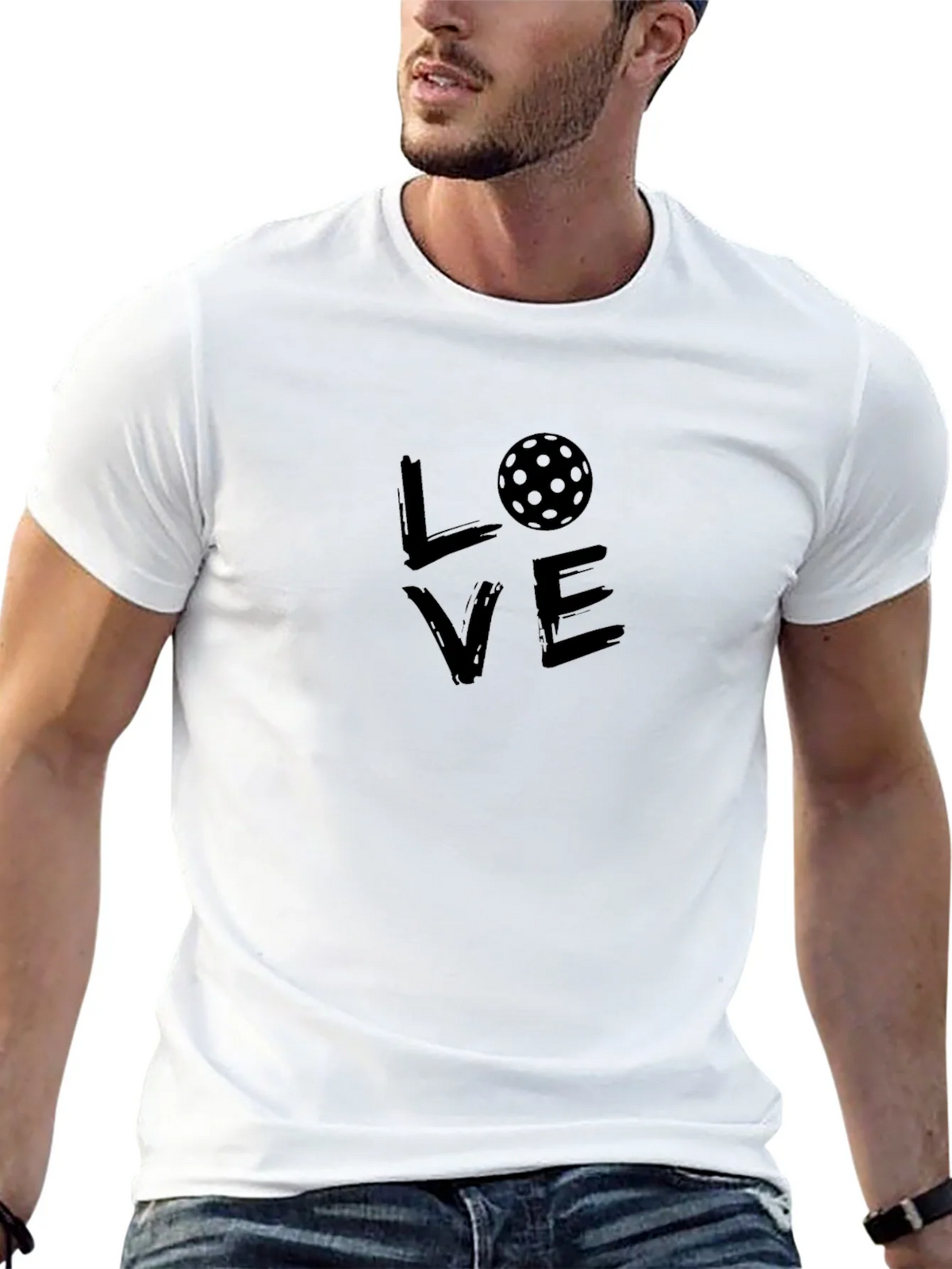 Pickleball Love Graphic Tee - Black Unisex T-Shirt product image 12