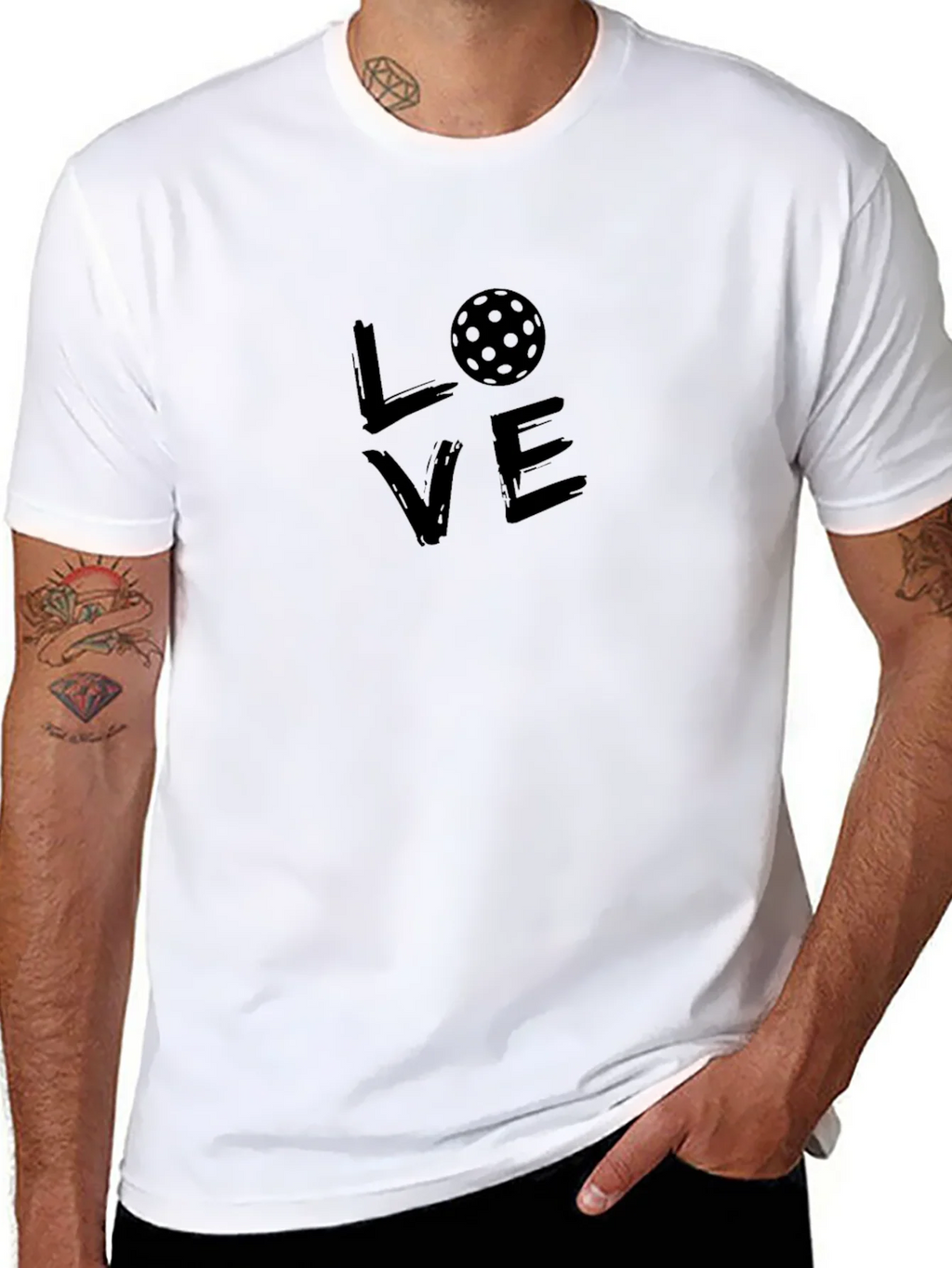 Pickleball Love Graphic Tee - Black Unisex T-Shirt product image 7
