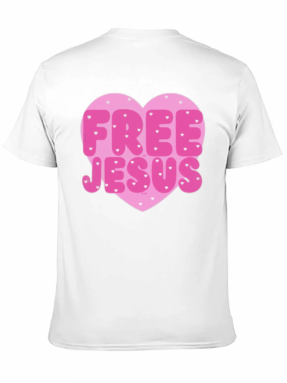Free Jesus Heart Graphic Tee - Trendy Black T-Shirt product image 10