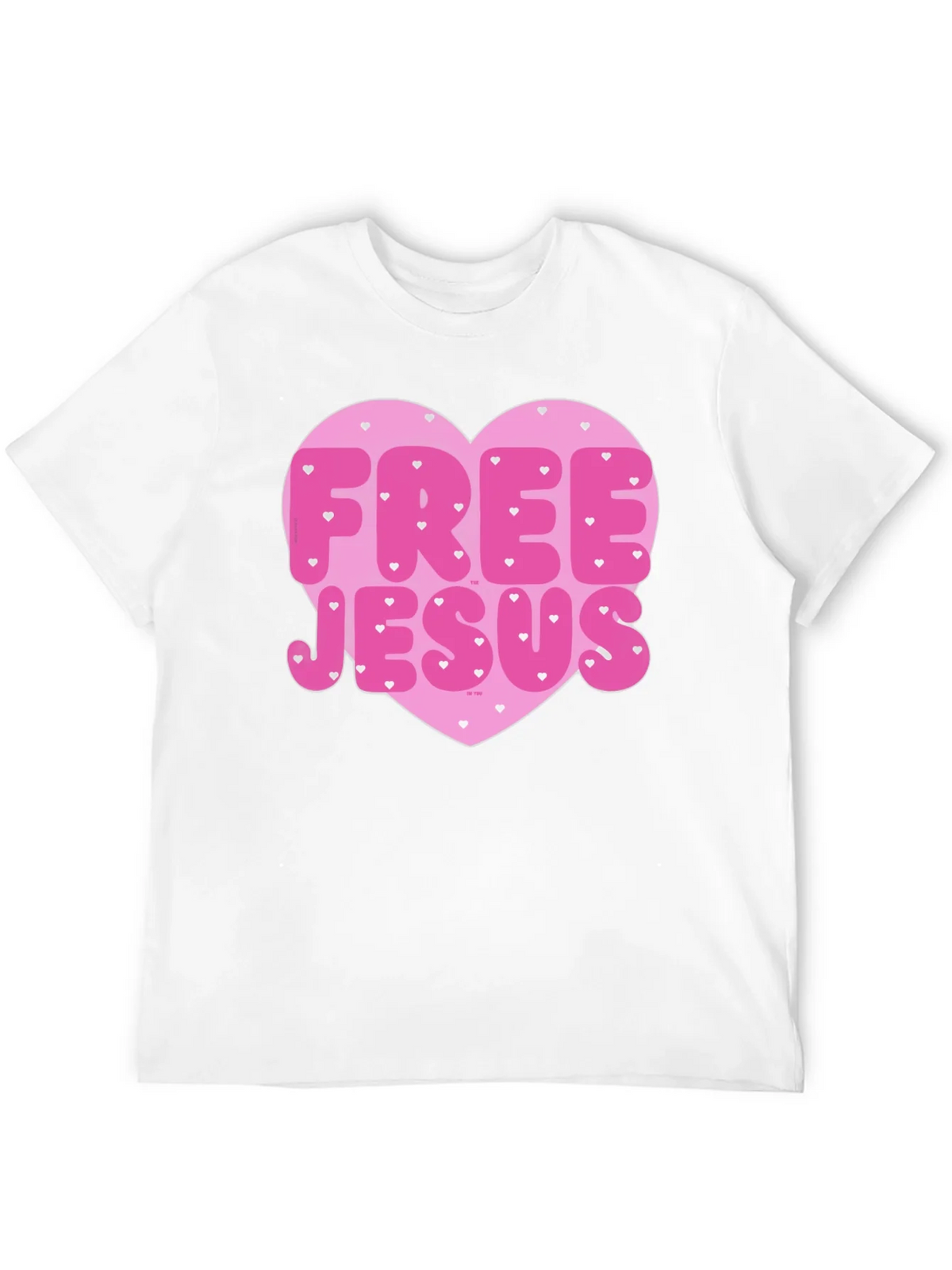 Free Jesus Heart Graphic Tee - Trendy Black T-Shirt product image 11