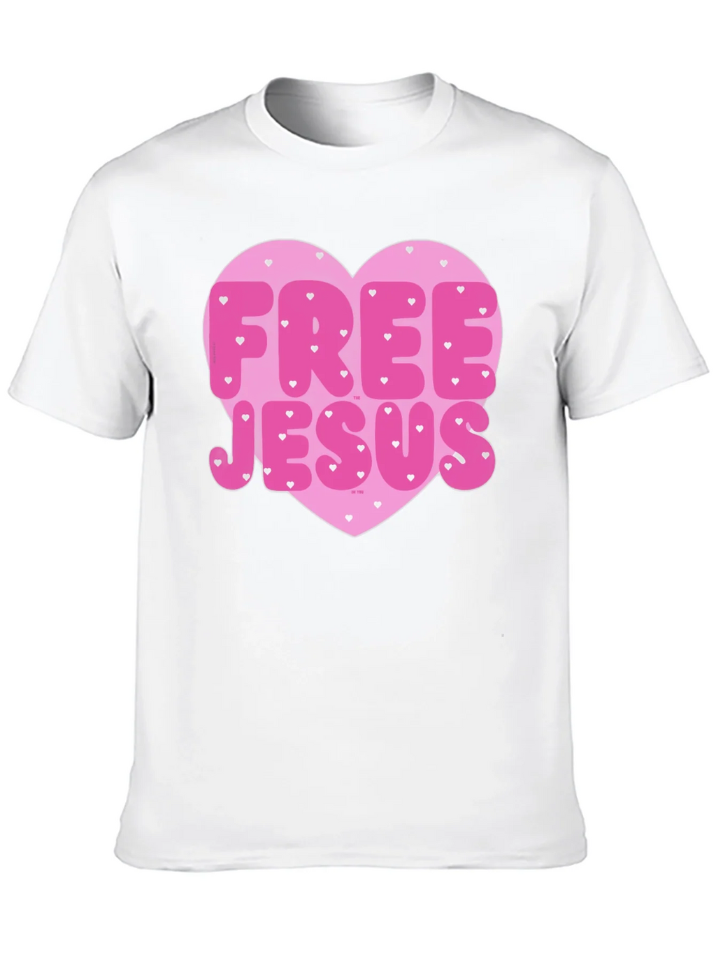 Free Jesus Heart Graphic Tee - Trendy Black T-Shirt product image 9