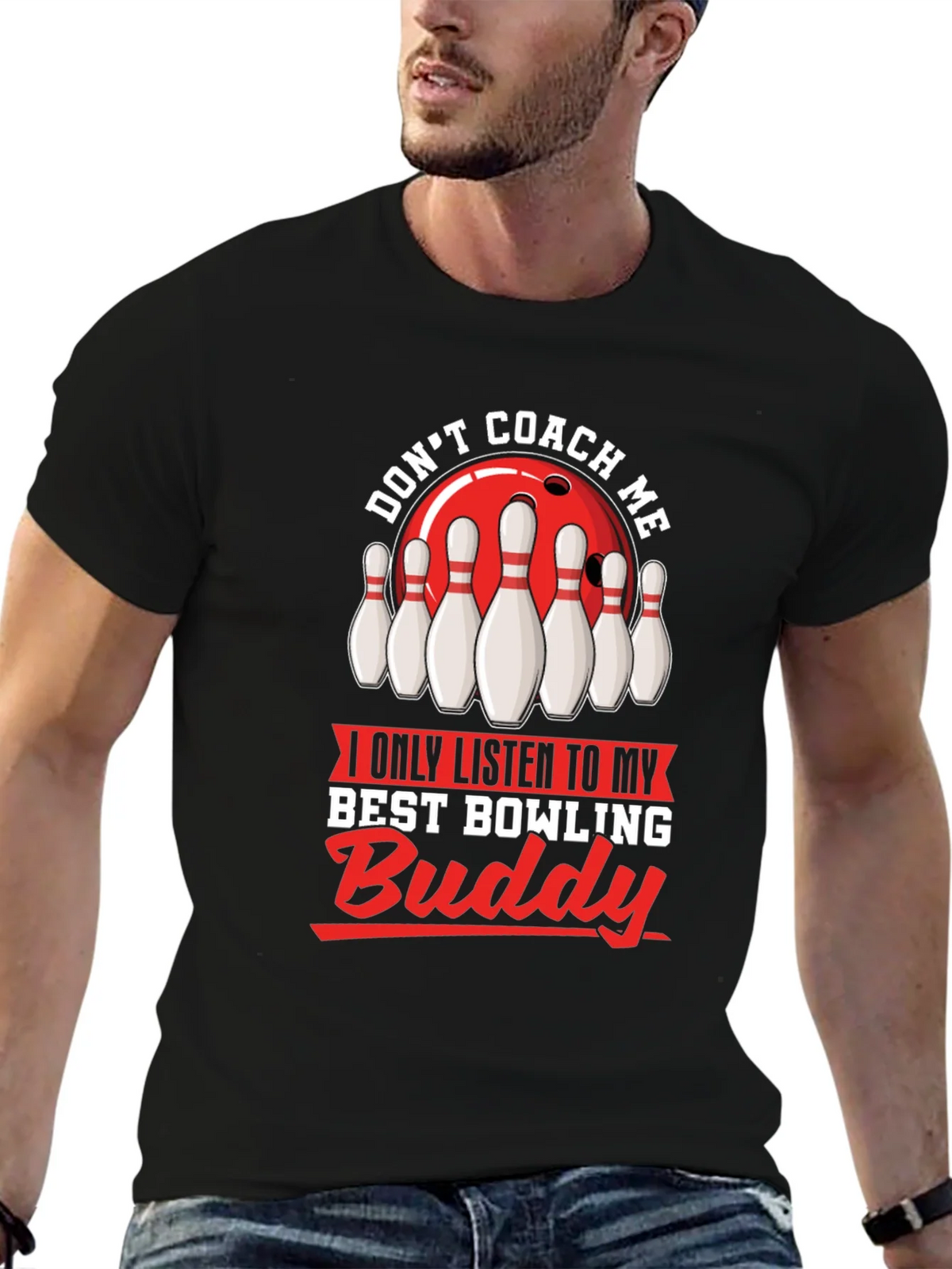 Dont Coach Me Bowling Buddy T-Shirt product image 6