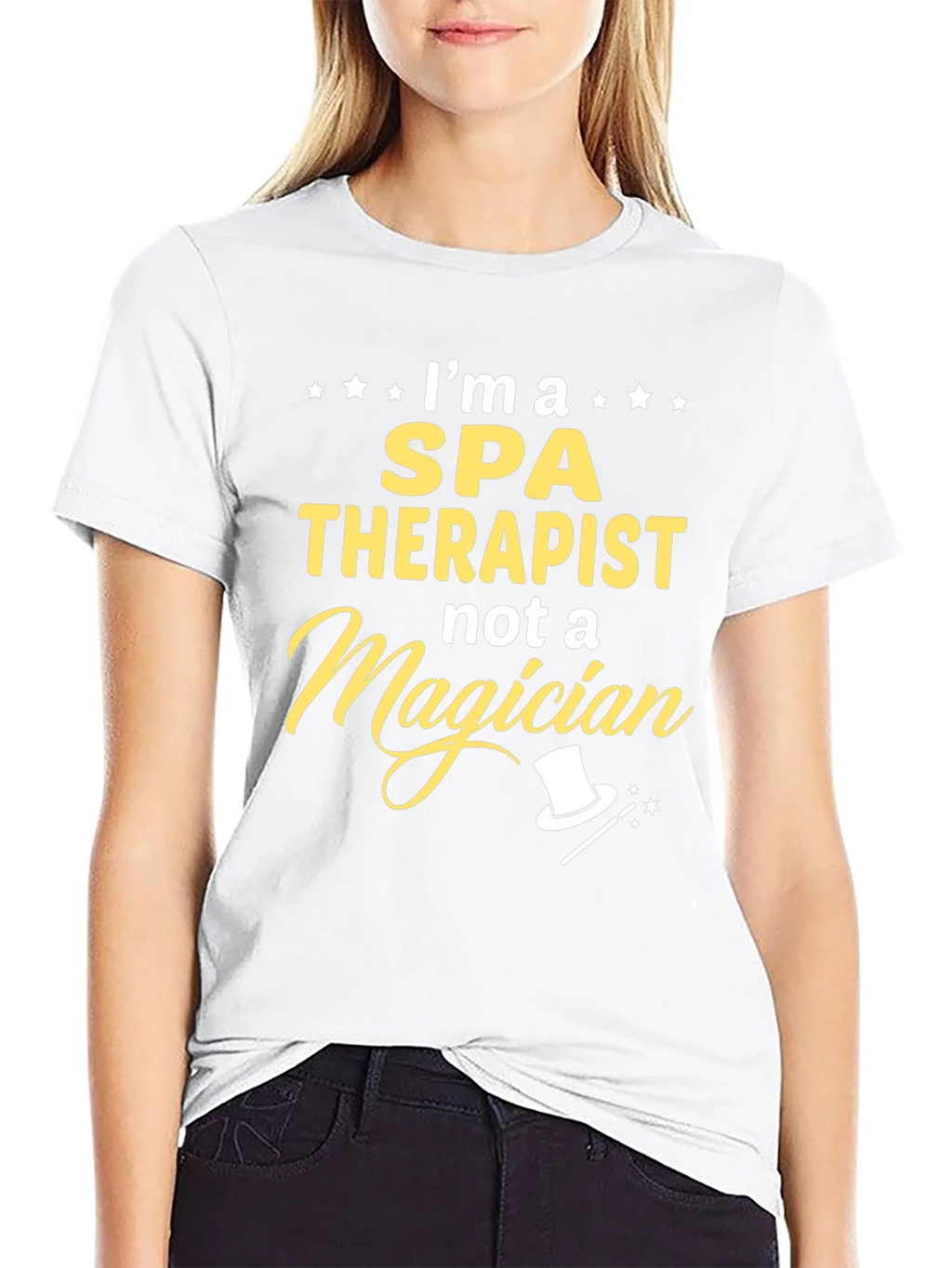 Spa Therapist Novelty Graphic T-Shirt product image 8
