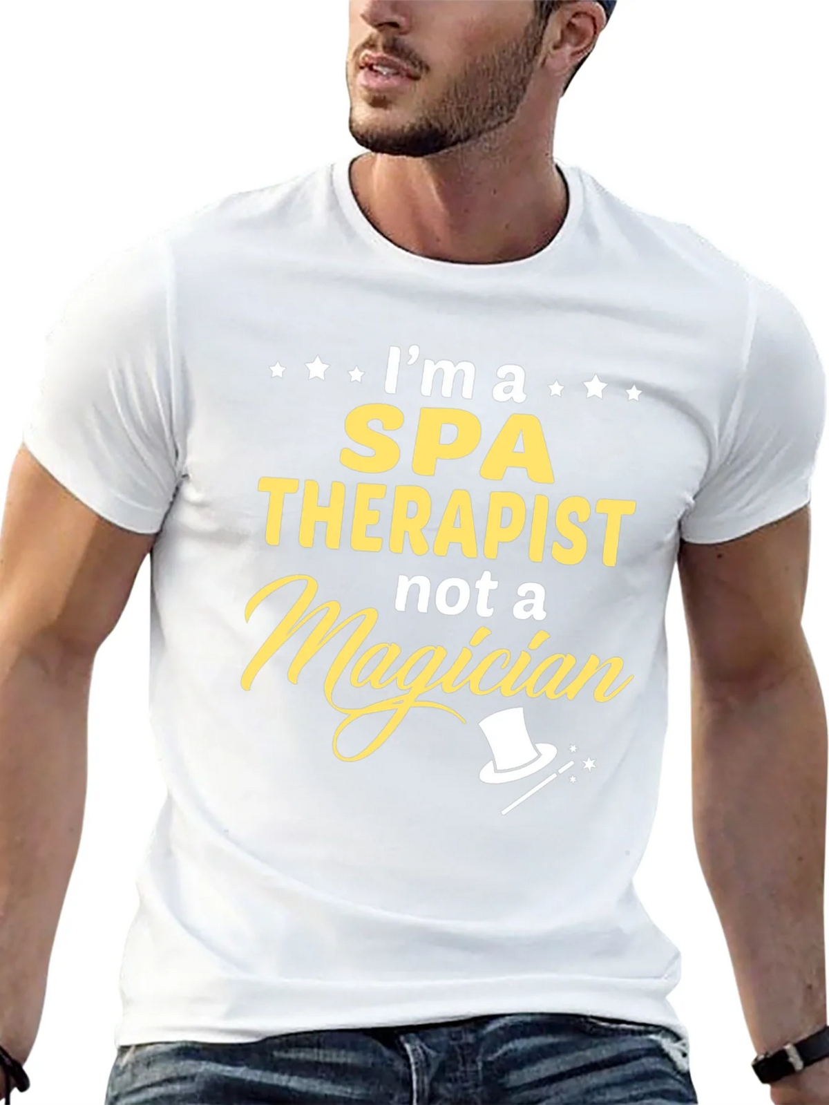 Spa Therapist Novelty Graphic T-Shirt product image 12