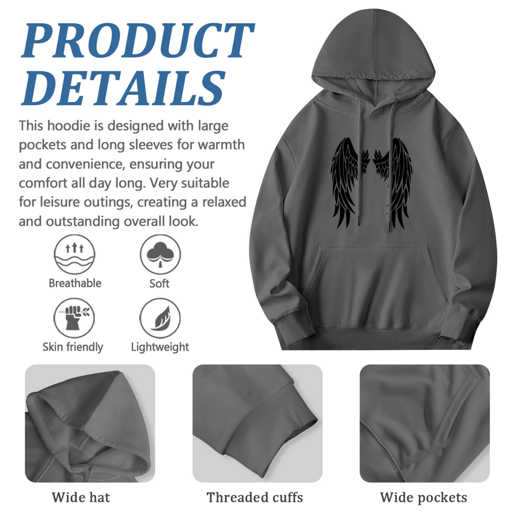 Skull Art Hoodie - Edgy Graphic Sweatshirt #0599 product image 6