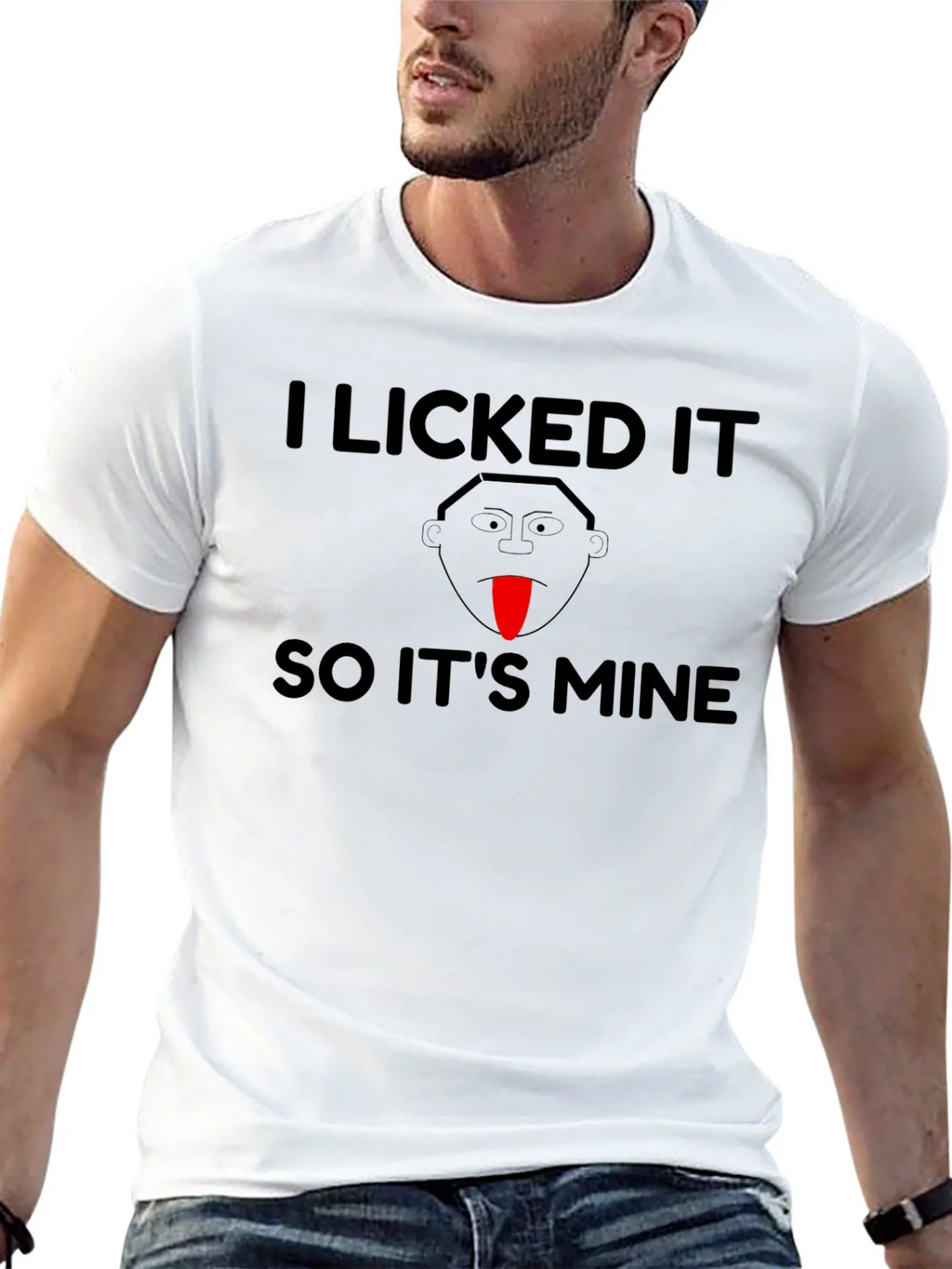I Licked It So Its Mine Funny T-Shirt product image 12