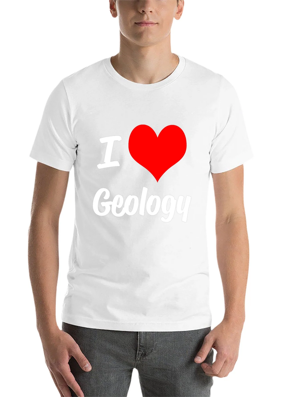 I Love Geology Black T-Shirt product image 10