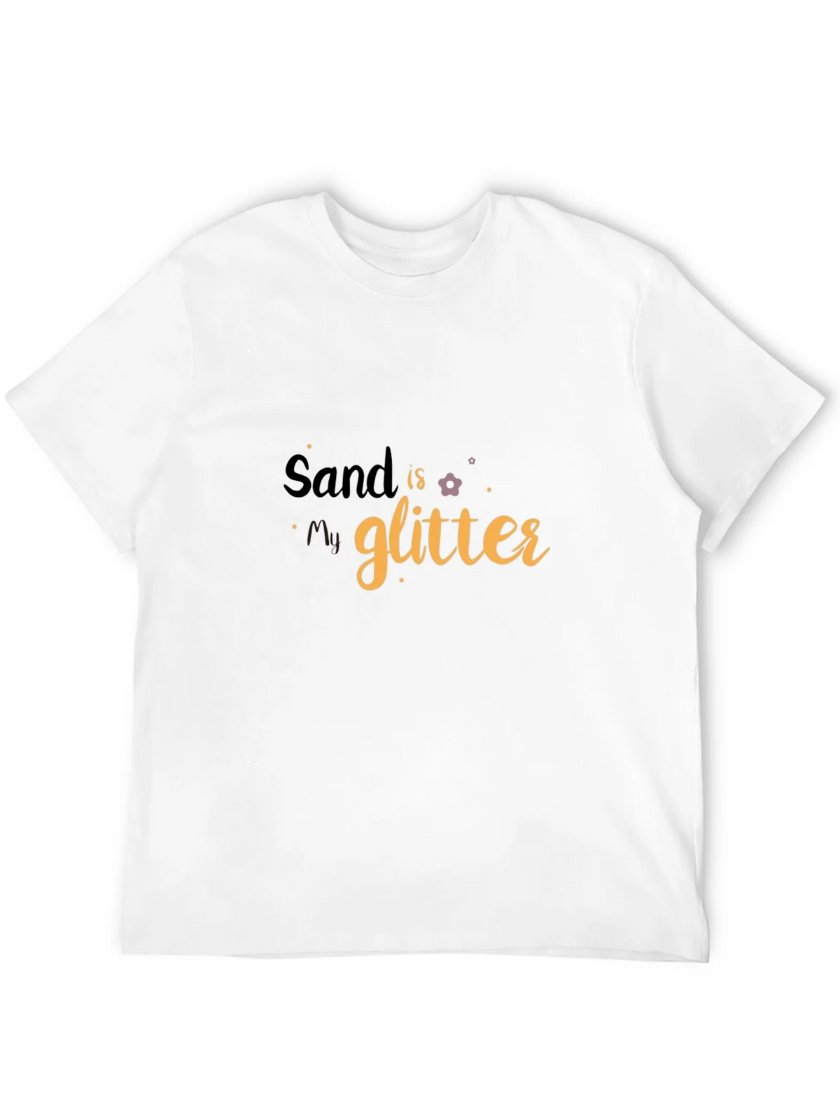 Sand is My Glitter Graphic Tee - Black Cotton T-Shirt product image 11