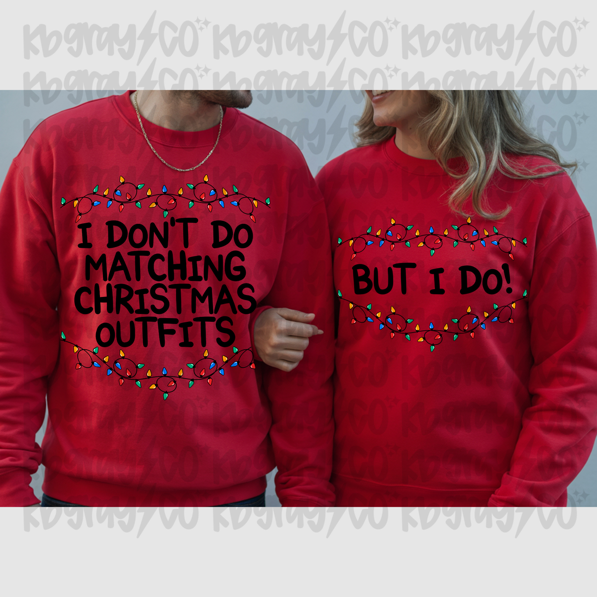 I don’t do matching Christmas outfits