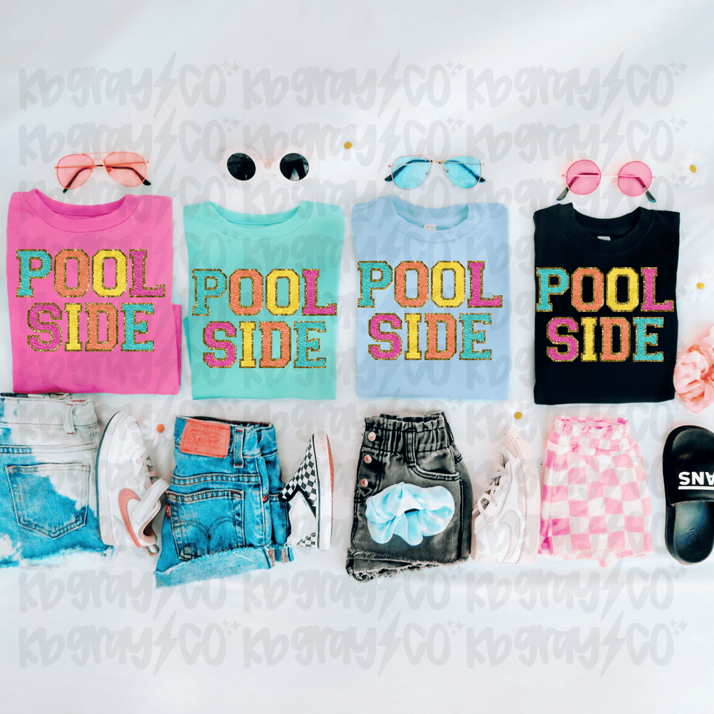 Pool side infant, toddler, and youth