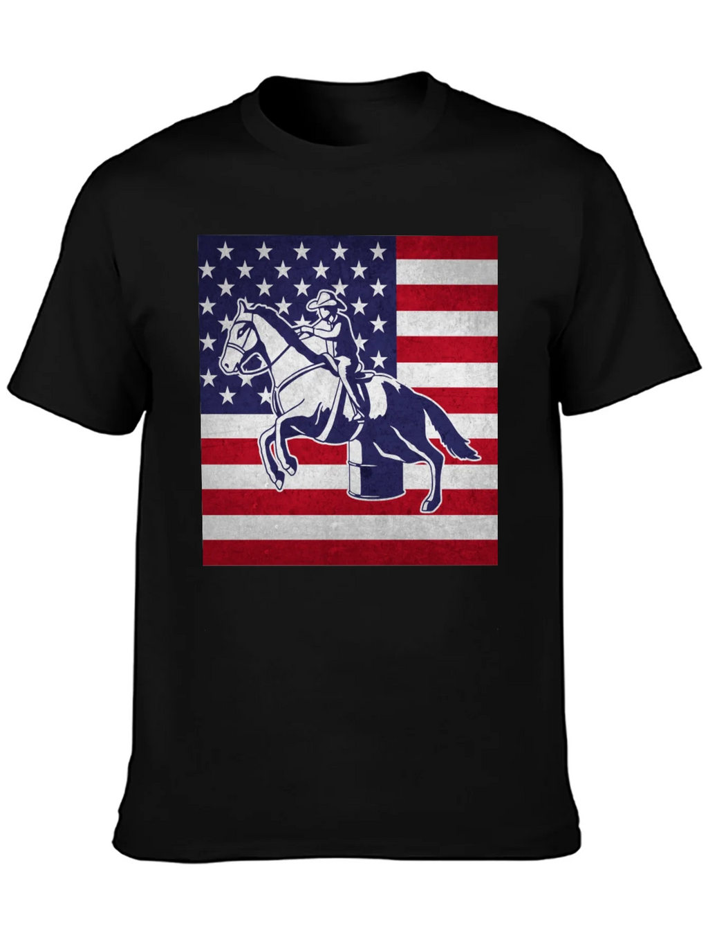 American Rodeo Patriotic Graphic T-Shirt product image 3