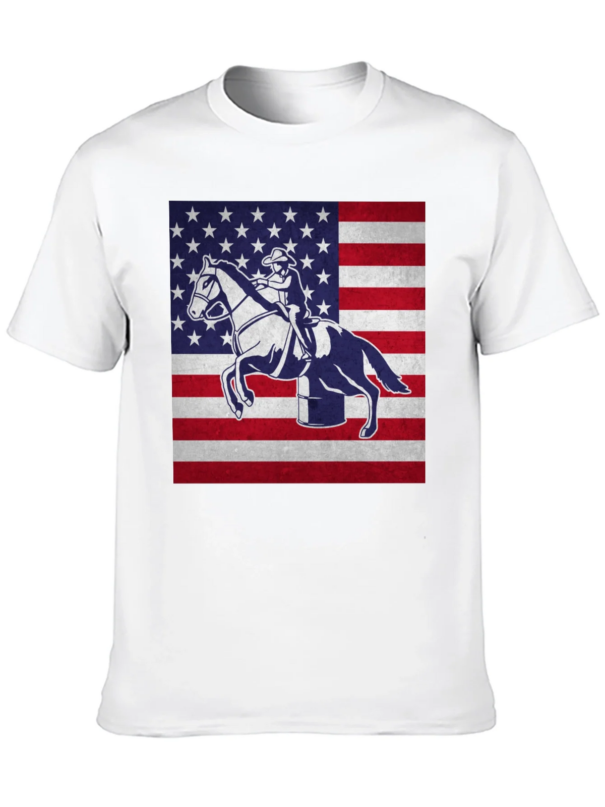 American Rodeo Patriotic Graphic T-Shirt product image 9