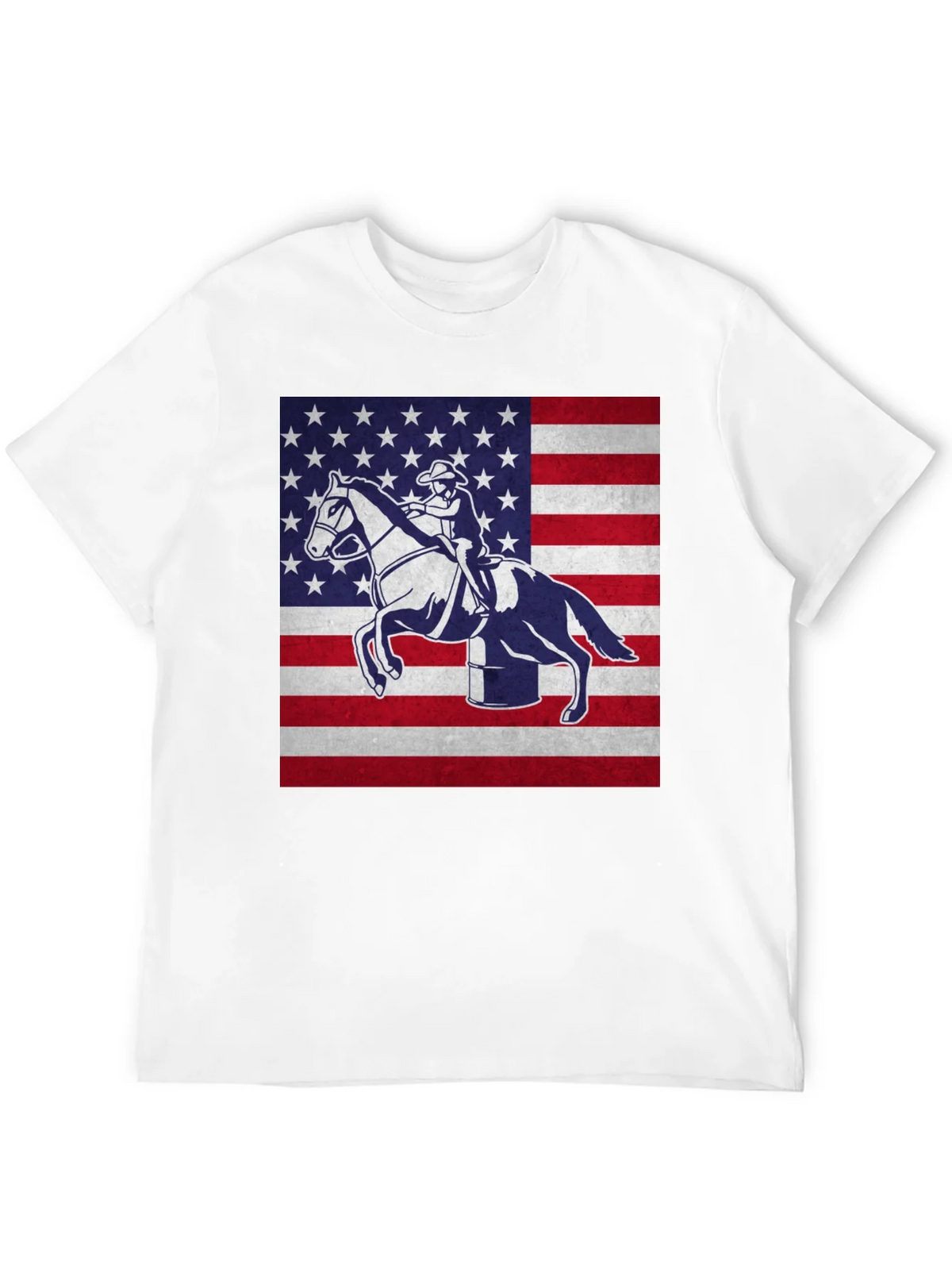 American Rodeo Patriotic Graphic T-Shirt product image 11