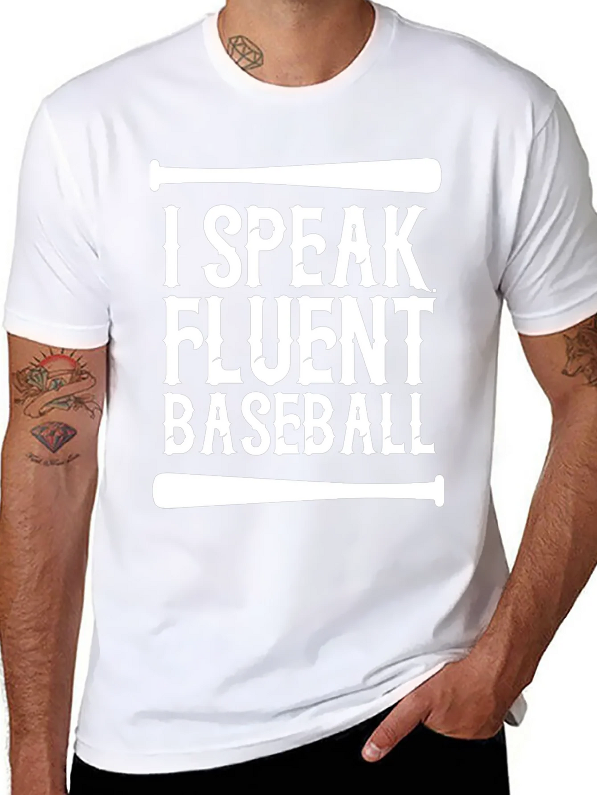 Funny I Speak Fluent Baseball Graphic T-Shirt product image 7
