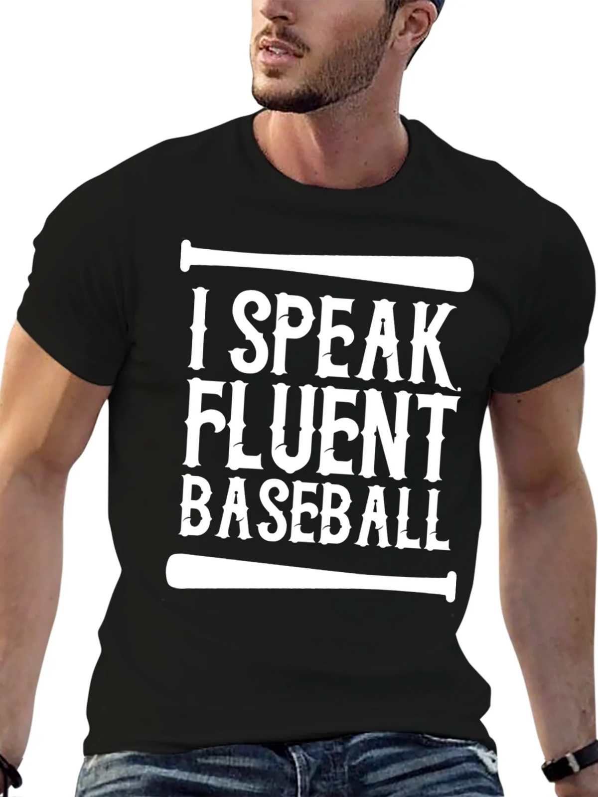 Funny I Speak Fluent Baseball Graphic T-Shirt product image 6
