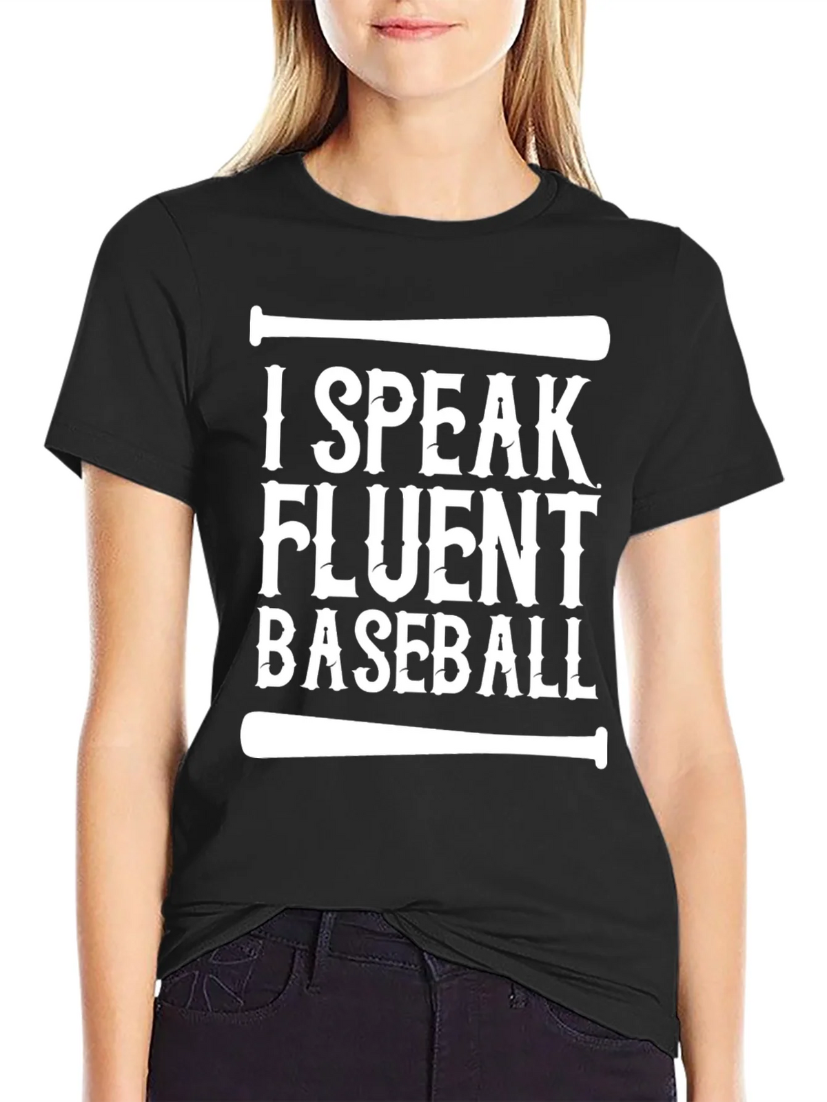 Funny I Speak Fluent Baseball Graphic T-Shirt product image 2
