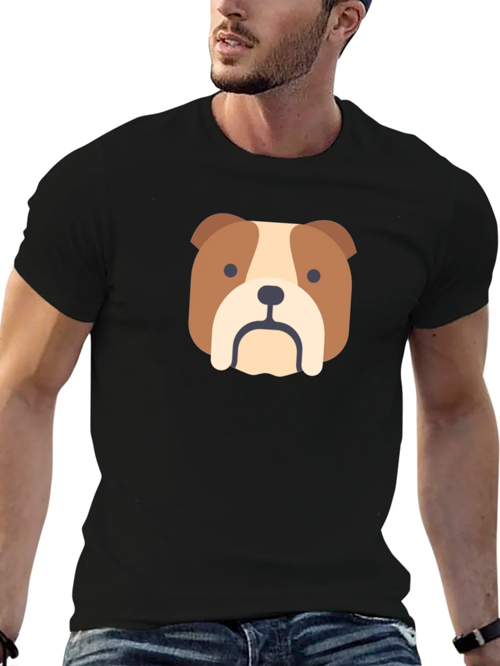 Bulldog Graphic Tee - Classic Black T-Shirt product image 6