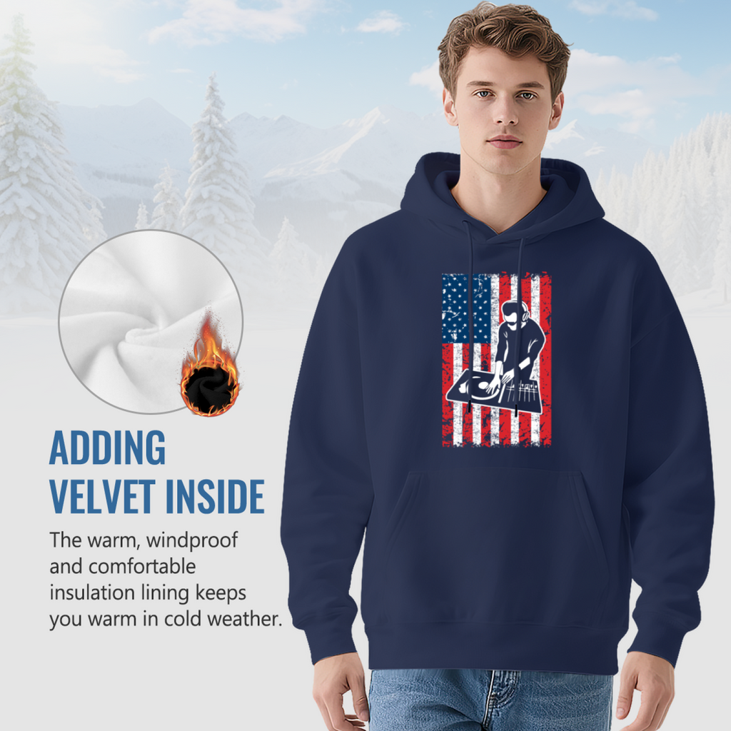 Hand Drawn Art Hoodie - Illustrated Design Pullover #0593 product image 7