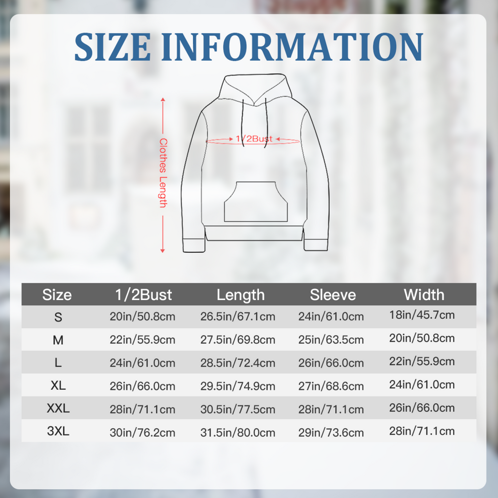 Hand Drawn Art Hoodie - Illustrated Design Pullover #0593 product image 8