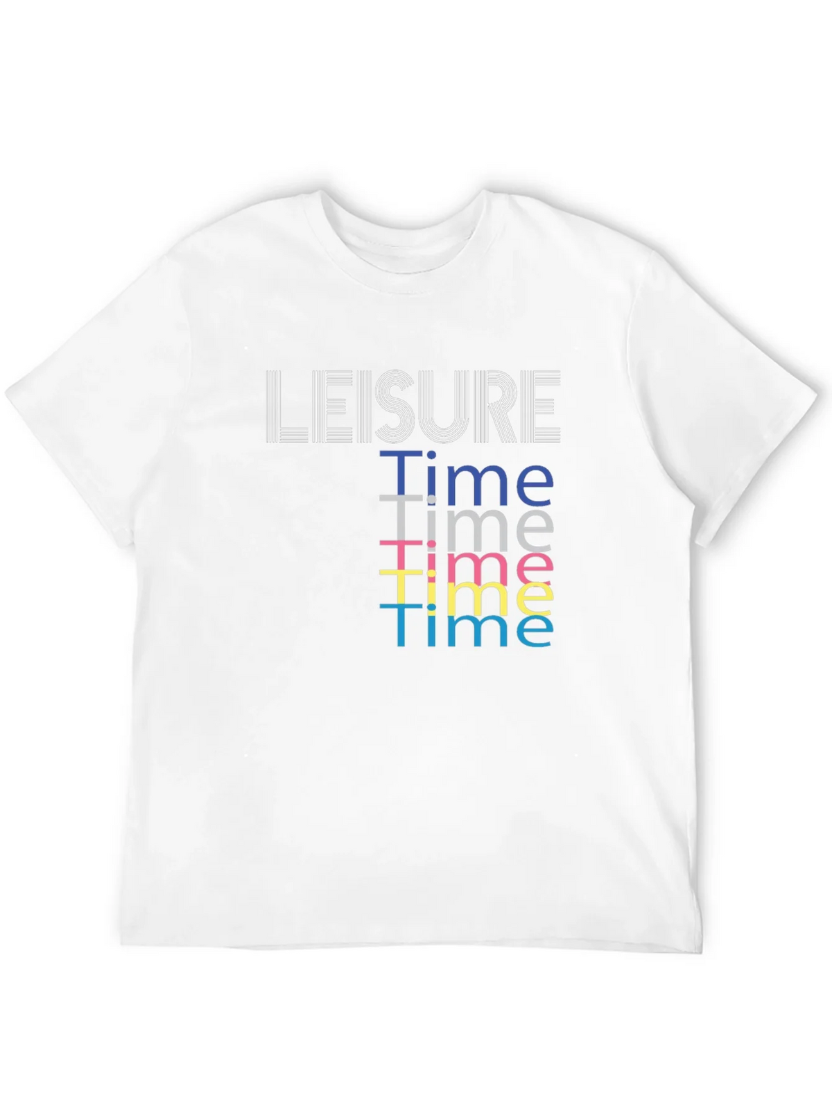 Leisure Time Graphic Tee - Black Cotton Comfort product image 11