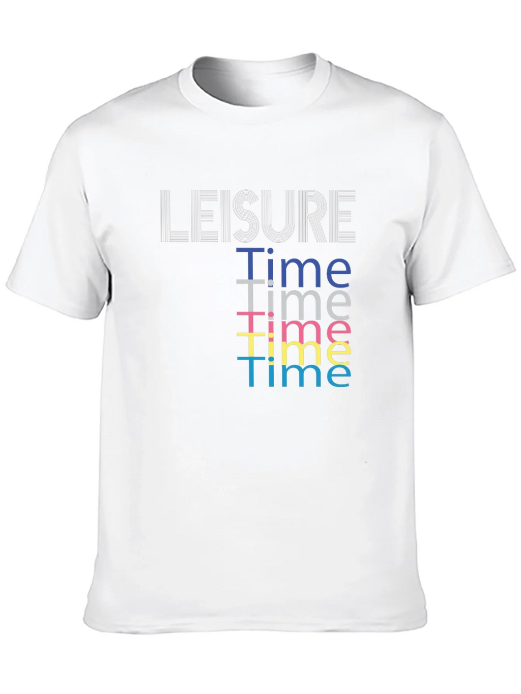Leisure Time Graphic Tee - Black Cotton Comfort product image 9