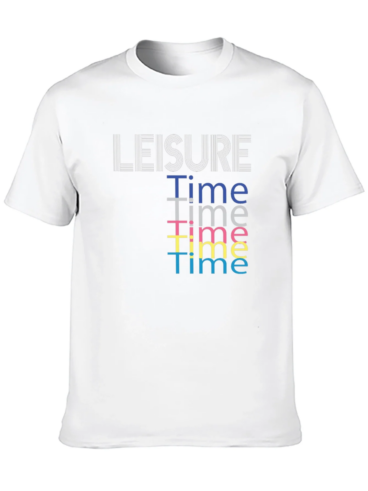 Leisure Time Graphic Tee - Black Cotton Comfort product image 9