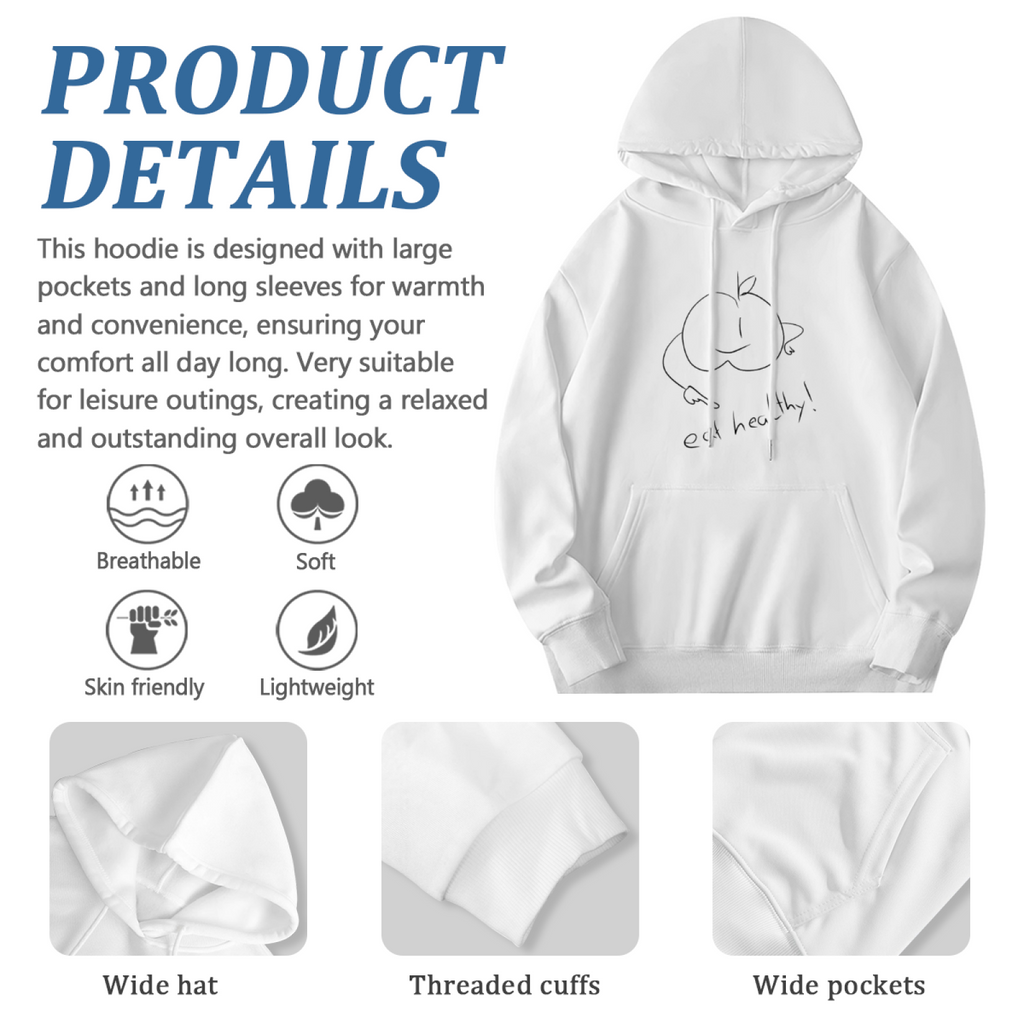 Graphic Art Hoodie - Artistic Expression Pullover #0660 product image 6