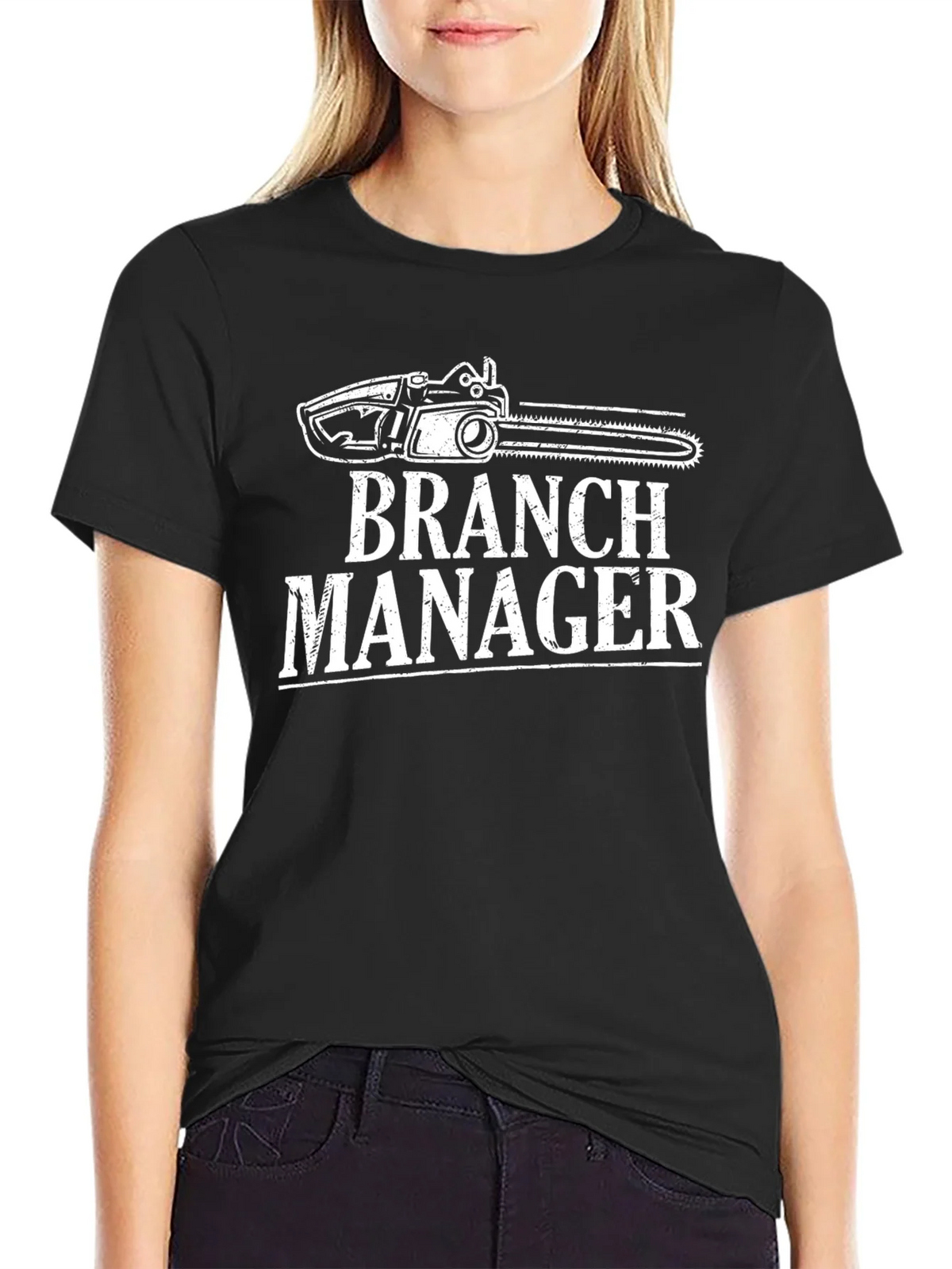 Branch Manager T-Shirt - Funny Chainsaw Graphic Tee product image 2