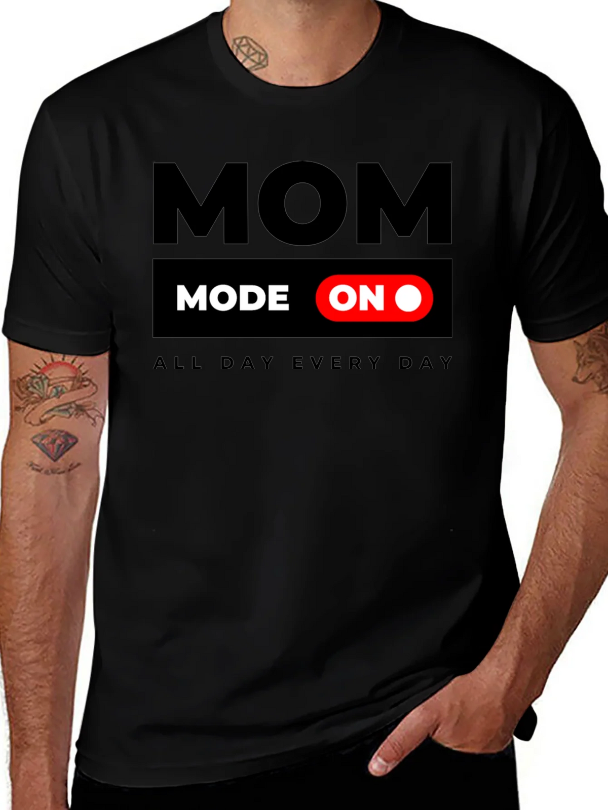 Mom Mode On T-Shirt - All Day Every product image 1
