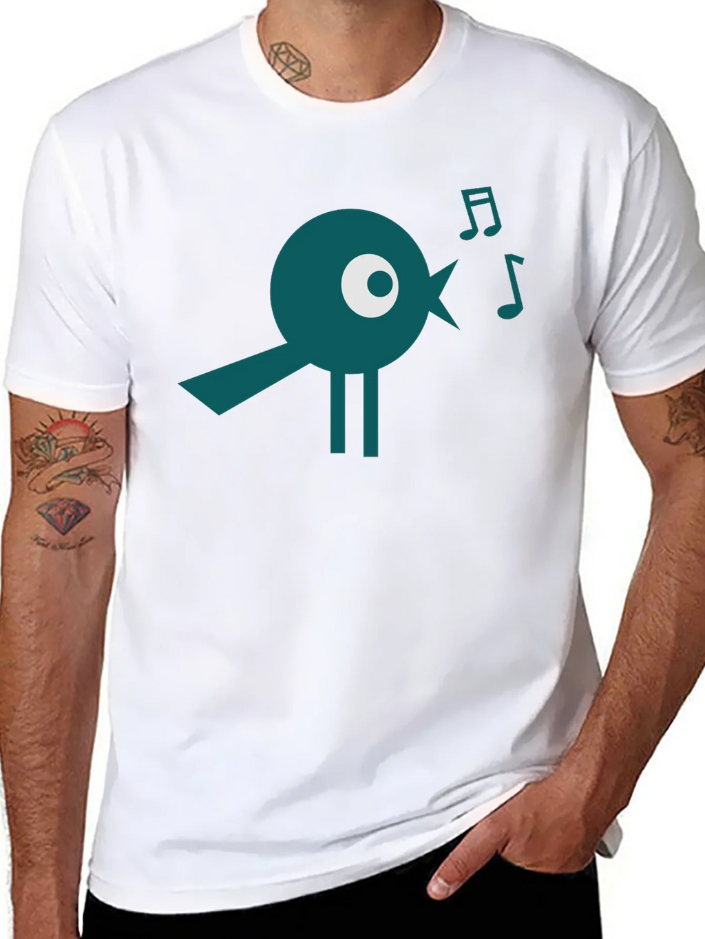 Singing Bird Graphic Tee - Modern & Unique product image 7