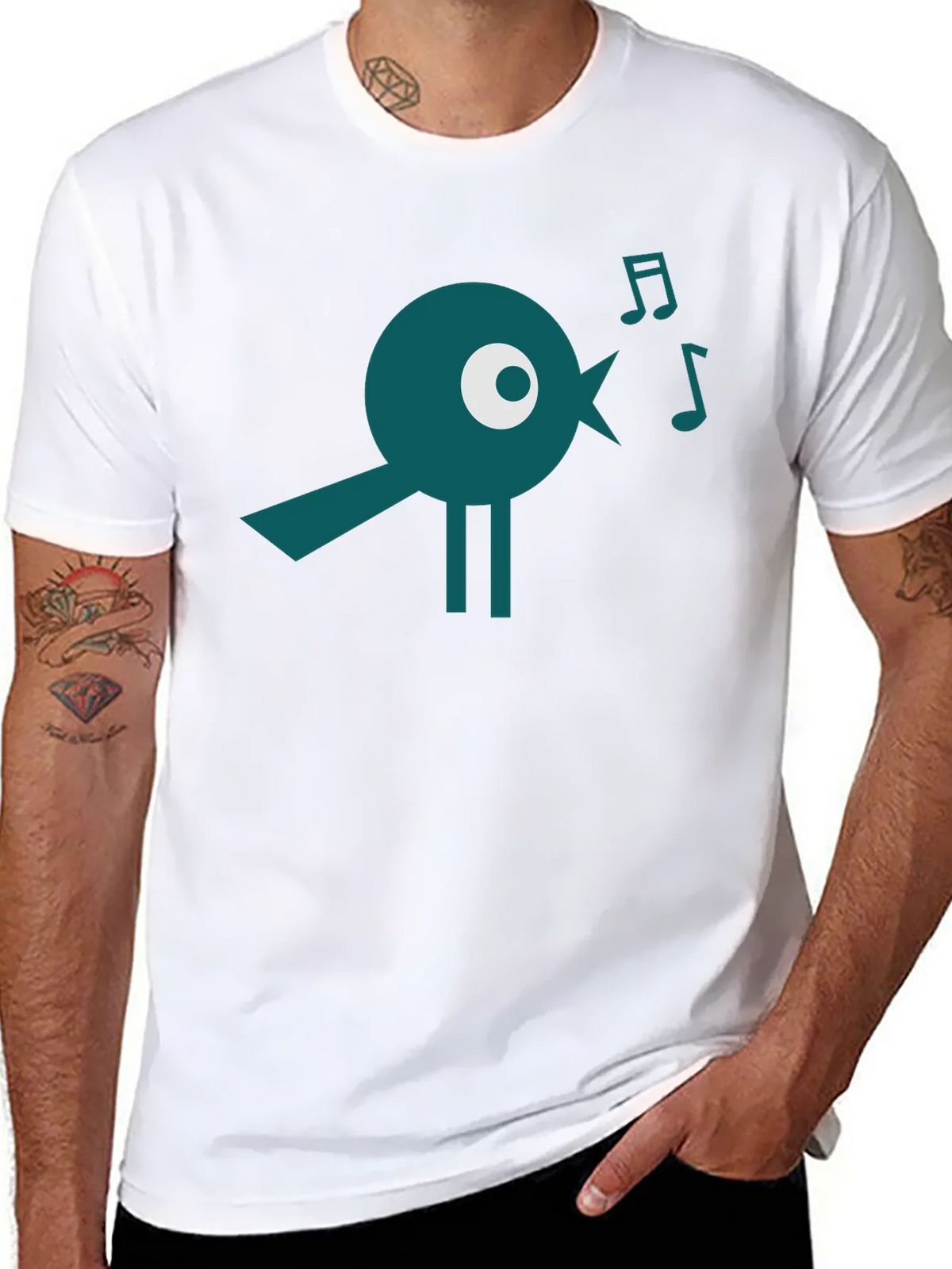 Singing Bird Graphic Tee - Modern & Unique product image 7