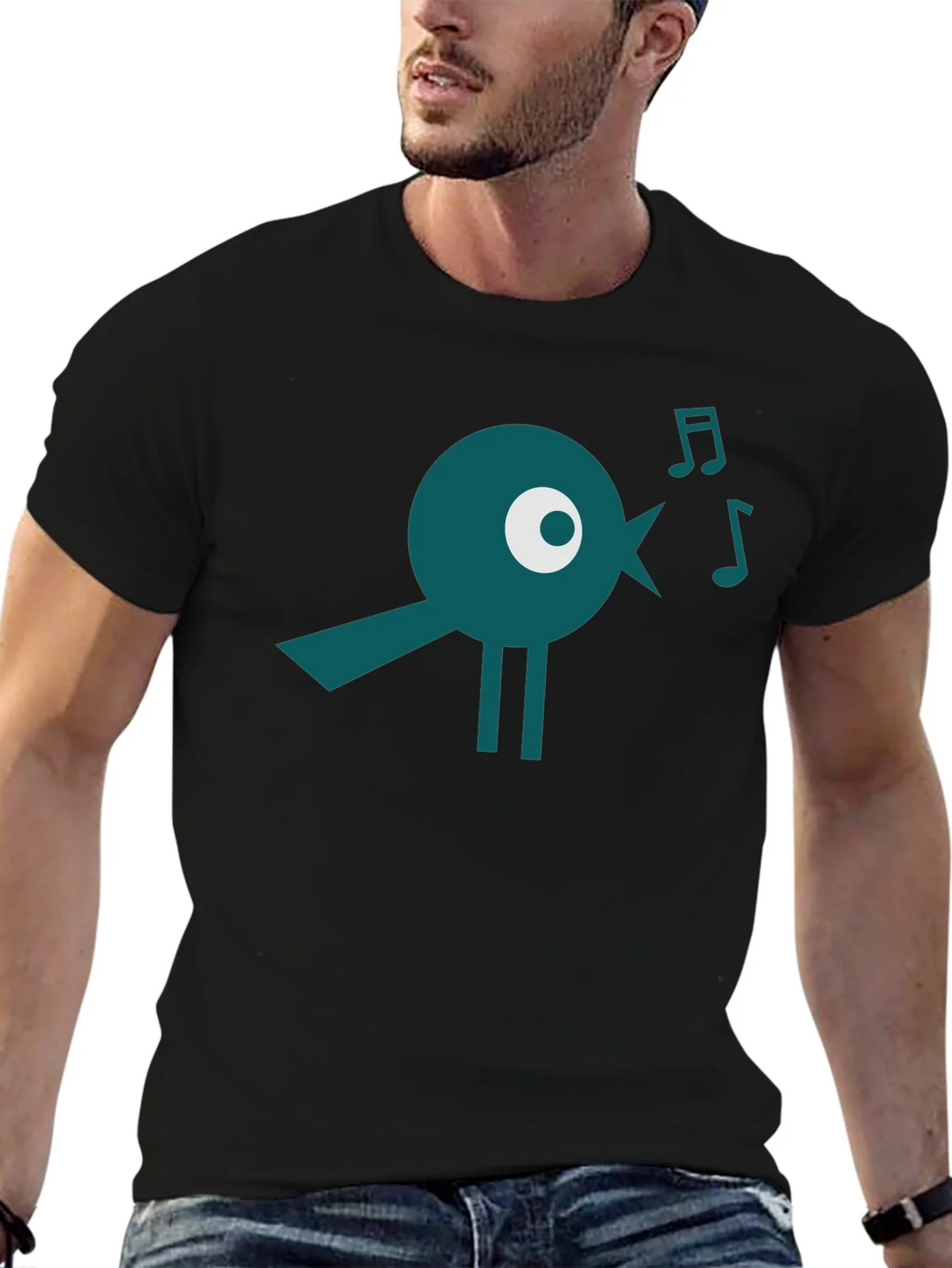 Singing Bird Graphic Tee - Modern & Unique product image 6