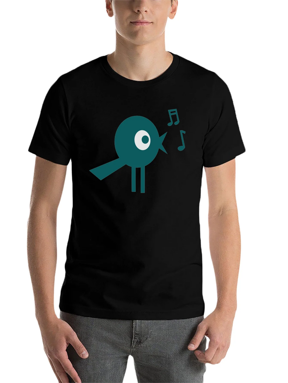 Singing Bird Graphic Tee - Modern & Unique product image 4