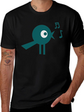 Singing Bird Graphic Tee - Modern & Unique product image 1