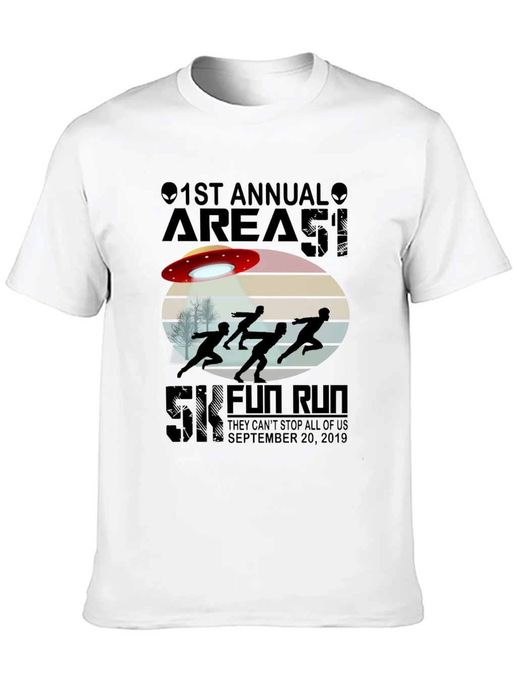 Area 51 5K Fun Run T-Shirt September 20 2019 Black product image 9