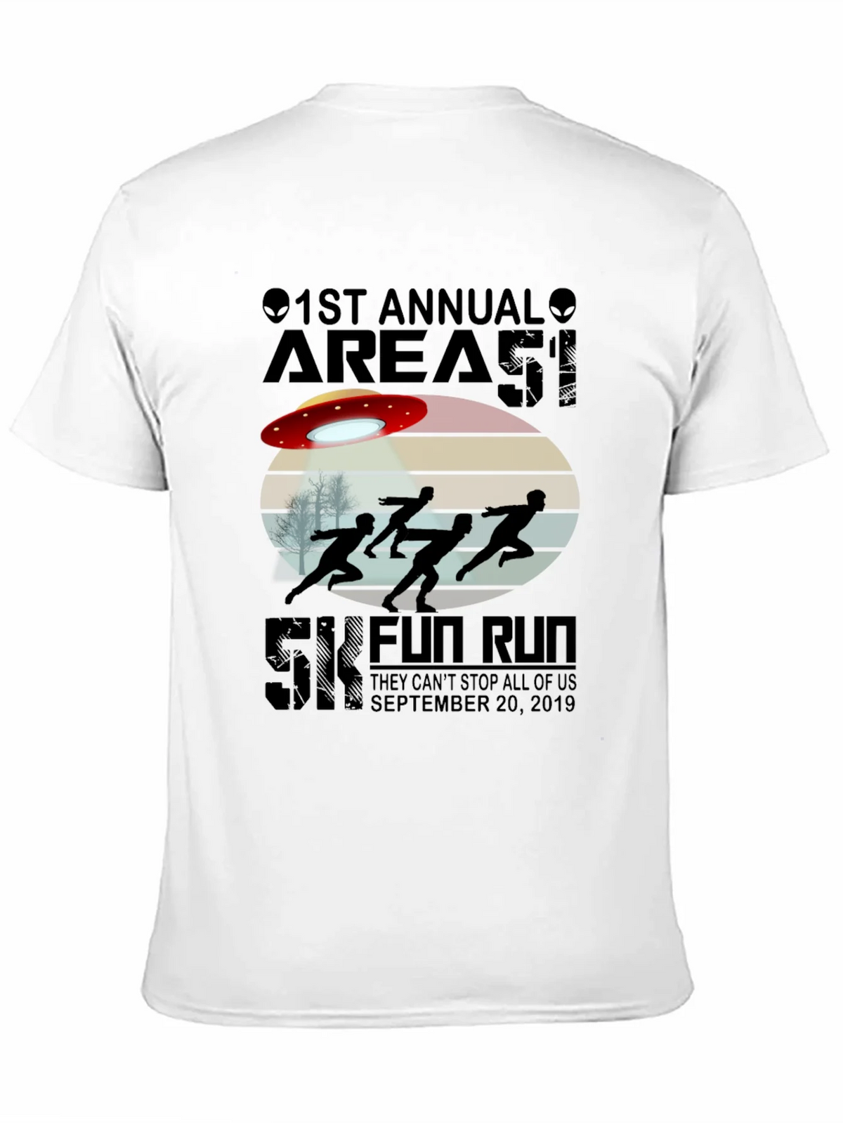 Area 51 5K Fun Run T-Shirt September 20 2019 Black product image 10