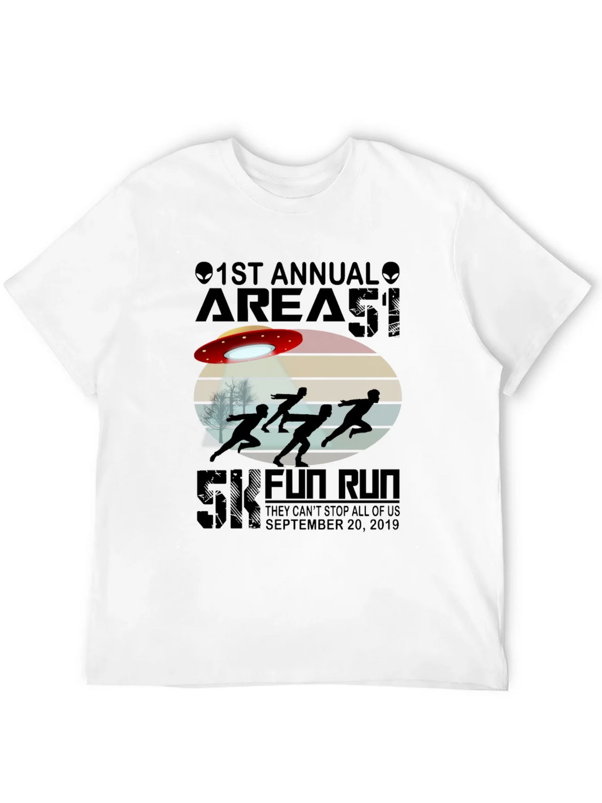 Area 51 5K Fun Run T-Shirt September 20 2019 Black product image 11