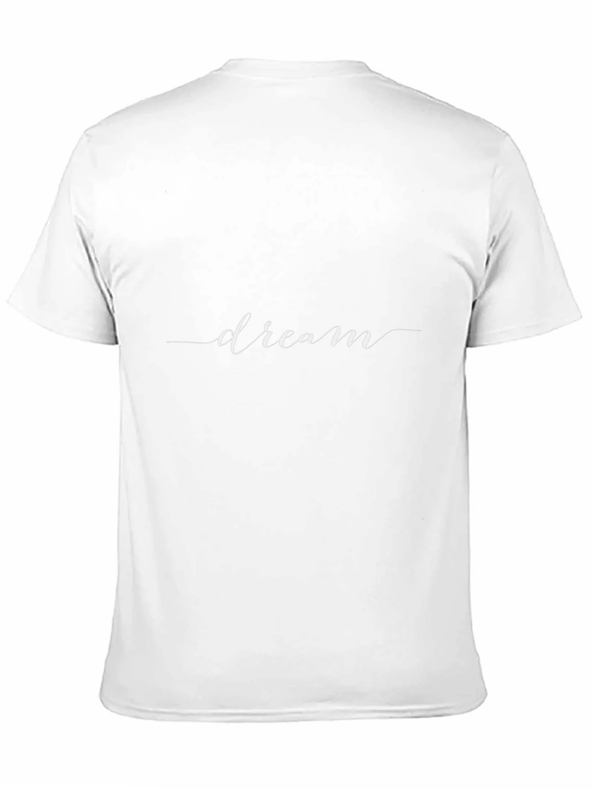 Dream Script Black Cotton Tee - Stylish Casual Comfort product image 7