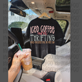 Iced coffee and thrifting