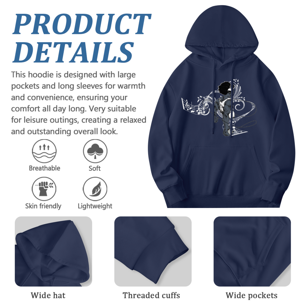 Creative Design Hoodie - Streetwear Art Pullover #0601 product image 6