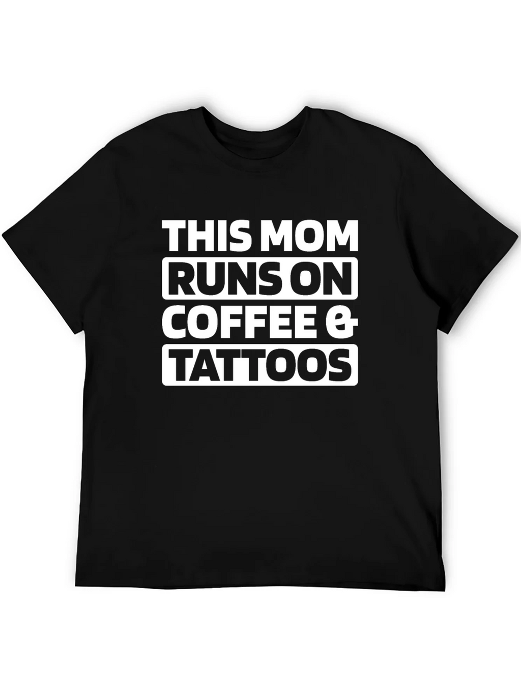 This Mom Runs On Coffee & Tattoos T-Shirt product image 5