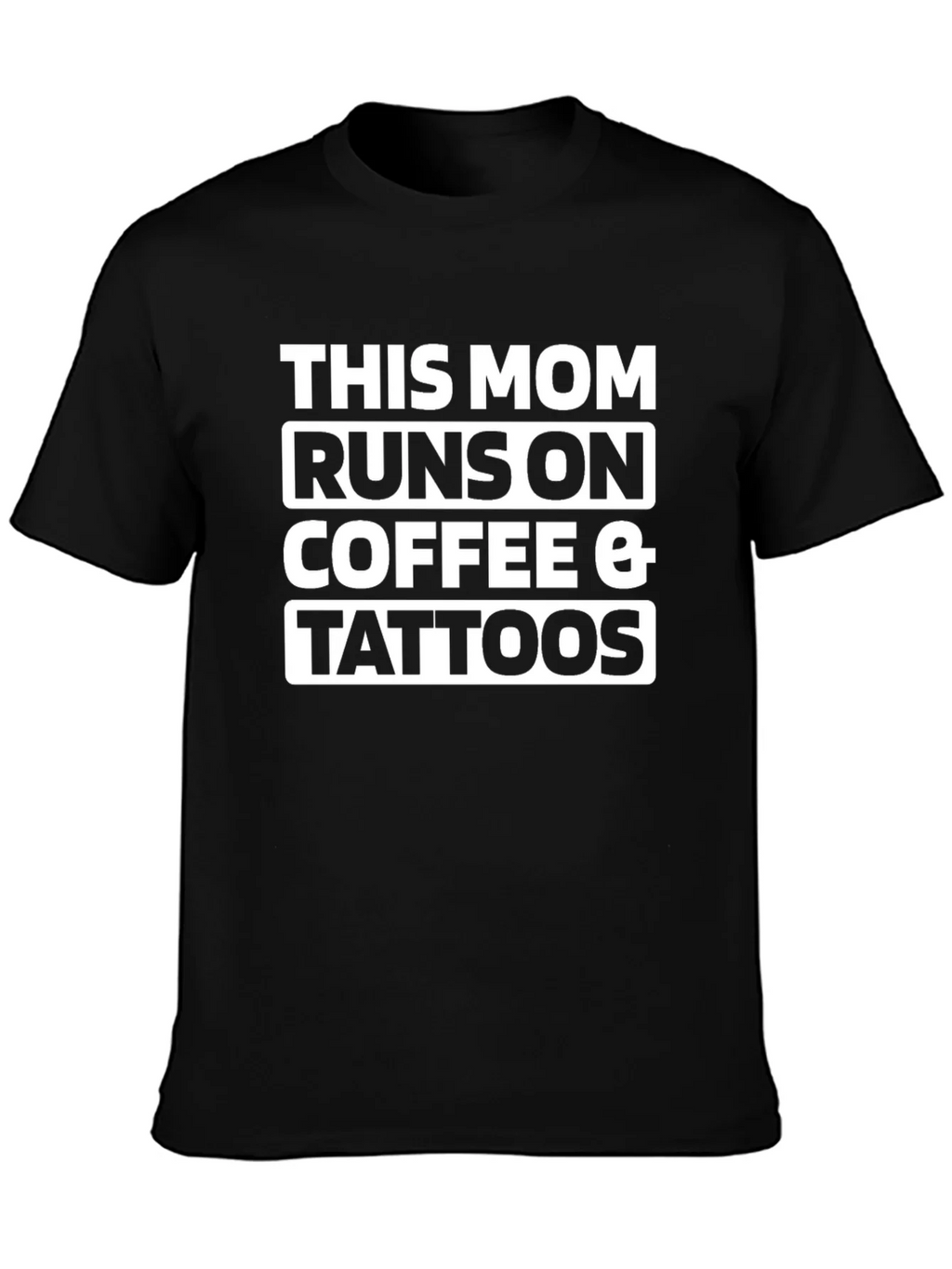 This Mom Runs On Coffee & Tattoos T-Shirt product image 3