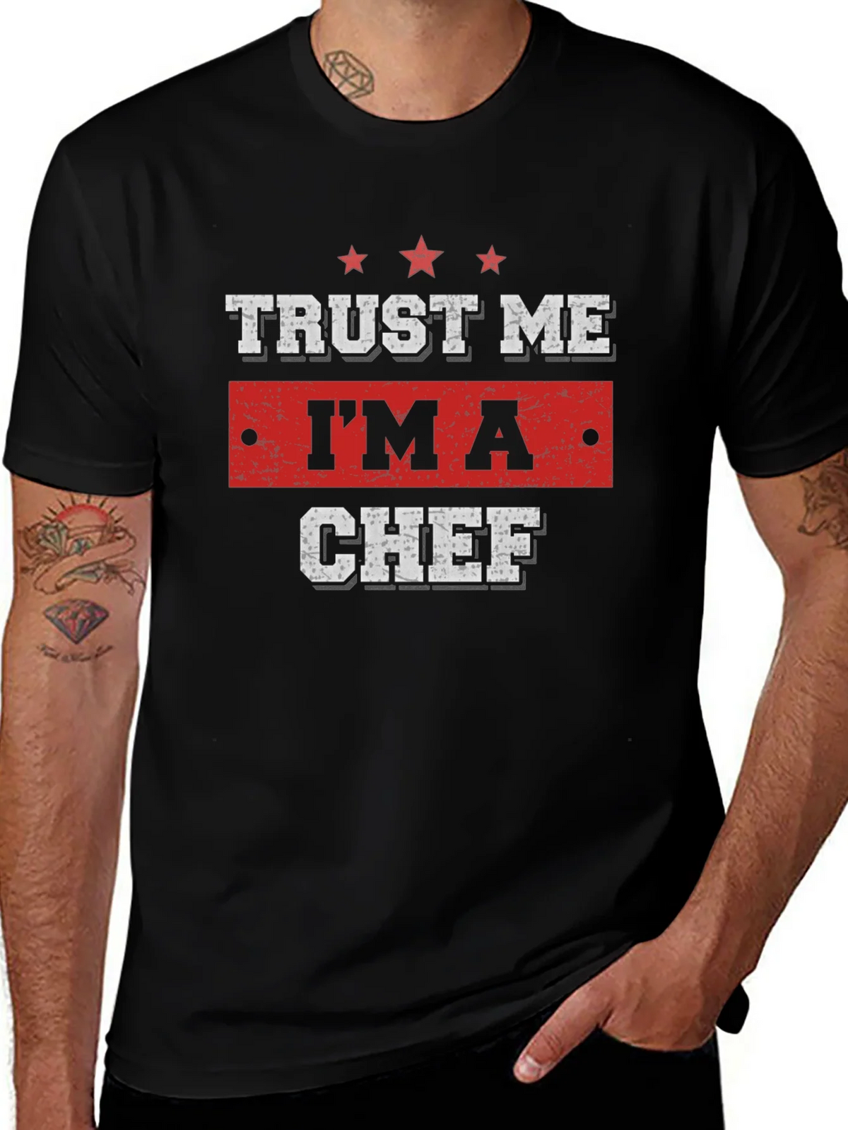 Trust Me Im A Chef Black T-Shirt product image 1